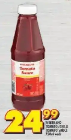 Shoprite Ritebrand tomato chilli/ tomato sauce offer