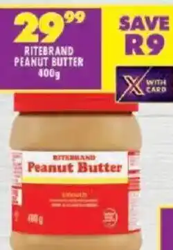 Shoprite Ritebrand peanut butter offer