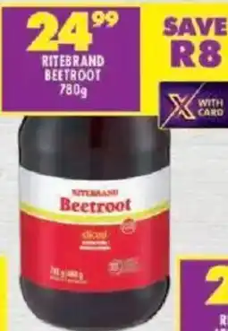 Shoprite Ritebrand beetroot offer