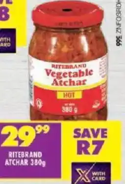 Shoprite Ritebrand atchar offer