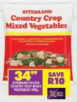 Shoprite Ritebrand frozen country crop mixed vegetables offer