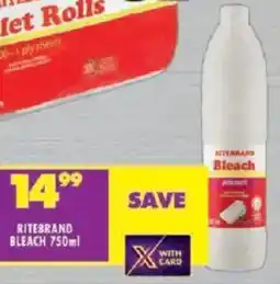 Shoprite Ritebrand bleach offer