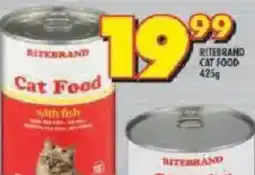 Shoprite Ritebrand cat food offer