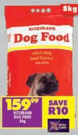 Shoprite Ritebrand dog food offer