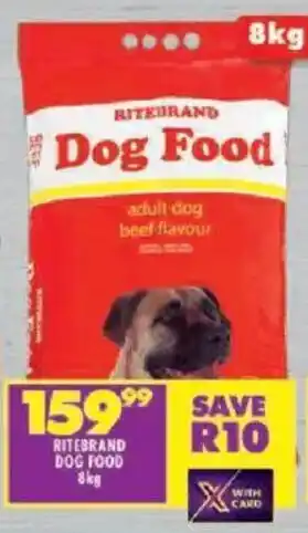 Shoprite Ritebrand dog food offer