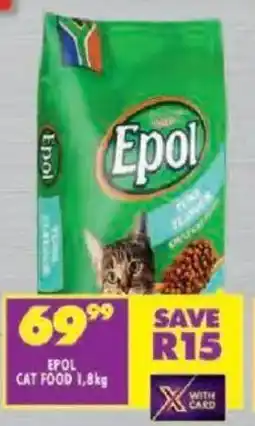 Shoprite Epol cat food offer