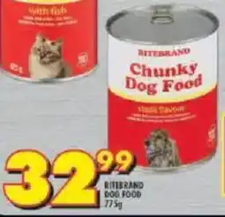 Shoprite Ritebrand dog food offer