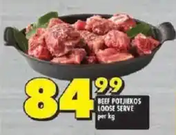 Shoprite Beef potjiekos loose serve offer