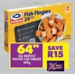 Shoprite Sea harvest frozen fish fingers offer