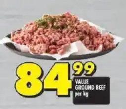 Shoprite Value ground beef offer