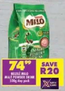 Shoprite Nestle milo malt powder drink offer
