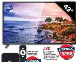 Pick n Pay Hypermarket JVC 43 Full HD Smart TV offer