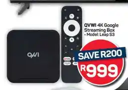 Pick n Pay Hypermarket QVWI 4K Google Streaming Box offer