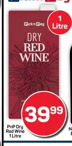 Pick n Pay Hypermarket PnP Dry Red Wine offer
