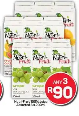 Pick n Pay Hypermarket Nutri-Fruit 100% Juice offer