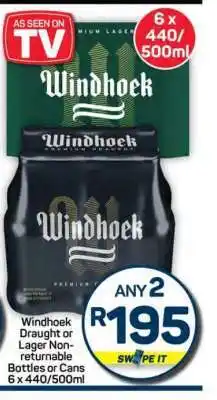Pick n Pay Hypermarket Windhoek Draught or Lager offer