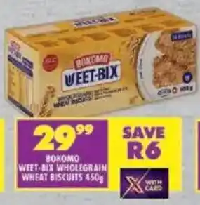 Shoprite Bokomo weet-bix wholegrain wheat biscuits offer