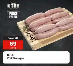 Makro Bulk Pork Sausages offer