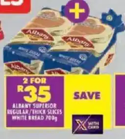 Shoprite Albany superior regular/thick slices white bread offer