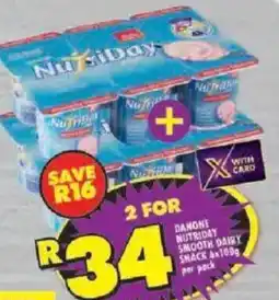 Shoprite Dangne nutriday smooth dairy snack offer