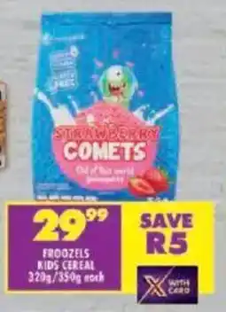 Shoprite Froozels kids cereal offer