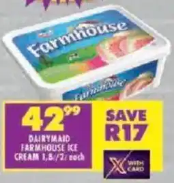 Shoprite Dairymaid farmhouse ice cream offer