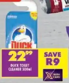 Shoprite Duck toilet cleaner offer