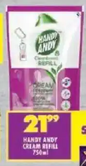 Shoprite Handy andy cream refill offer