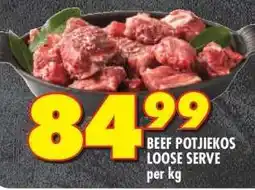 Shoprite BEEF POTJIEKOS (LOOSE SERVE) offer