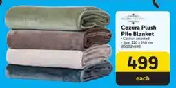 Makro HOME LIVING Cozura Plush Pile Blanket offer