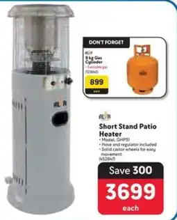 Makro ALVA Short Stand Patio Heater offer