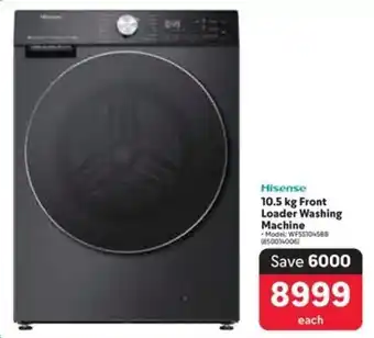 Makro Hisense Front Loader Washing Machine offer