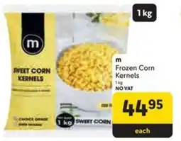 Makro m Frozen Corn Kernels offer
