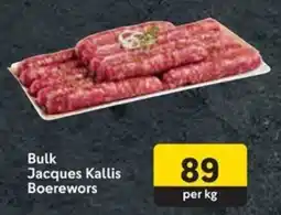 Makro Bulk Jacques Kallis Boerewors offer