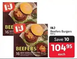 Makro I&J Beefers Burgers offer
