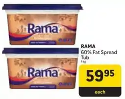 Makro RAMA 60% Fat Spread Tub offer