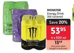 Makro MONSTER Energy Drink offer