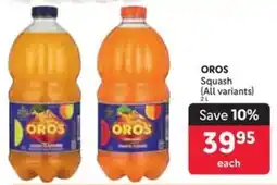 Makro OROS Squash offer