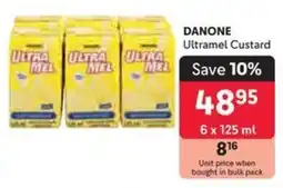 Makro DANONE Ultramel Custard offer