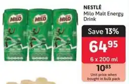 Makro NESTLÉ Milo Malt Energy Drink offer