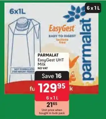 Makro PARMALAT EasyGest UHT Milk offer