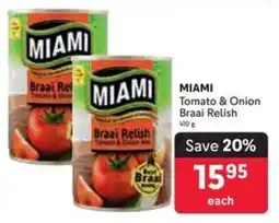 Makro MIAMI Tomato & Onion Braai Relish offer
