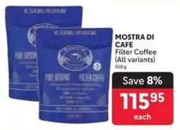 Makro MOSTRA DI CAFE Filter Coffee offer