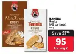Makro BAKERS Rusks offer