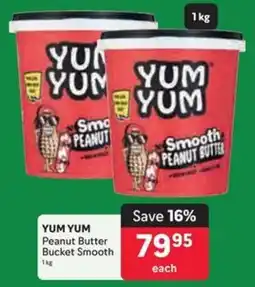 Makro YUM YUM Peanut Butter Bucket Smooth offer