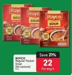 Makro ROYCO Regular Packet Soup offer