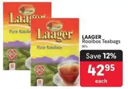 Makro LAAGER Rooibos Teabags offer