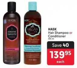 Makro HASK Hair Shampoo or Conditioner offer