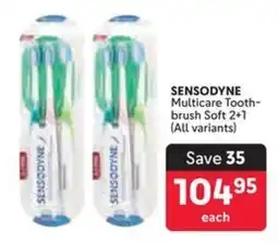 Makro SENSODYNE Multicare Toothbrush Soft offer