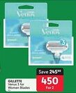 Makro GILLETTE Venus 3 for Women Blades offer